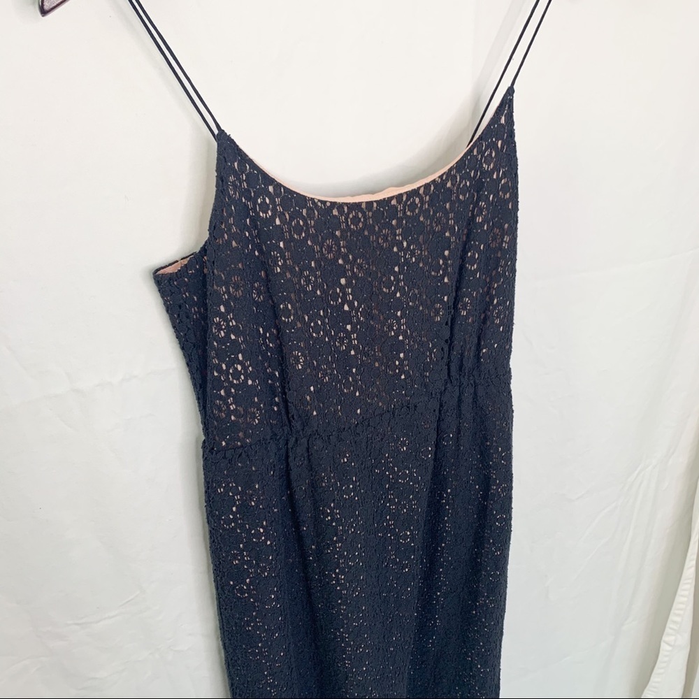 J. Crew / Lace Overlay Mini Dress - Size S (?) - Picture 3 of 9